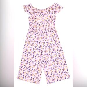 Madden Girl | Romper | Girl’s Floral Print Jumpsuit | Size: 7 | Color: Lavender